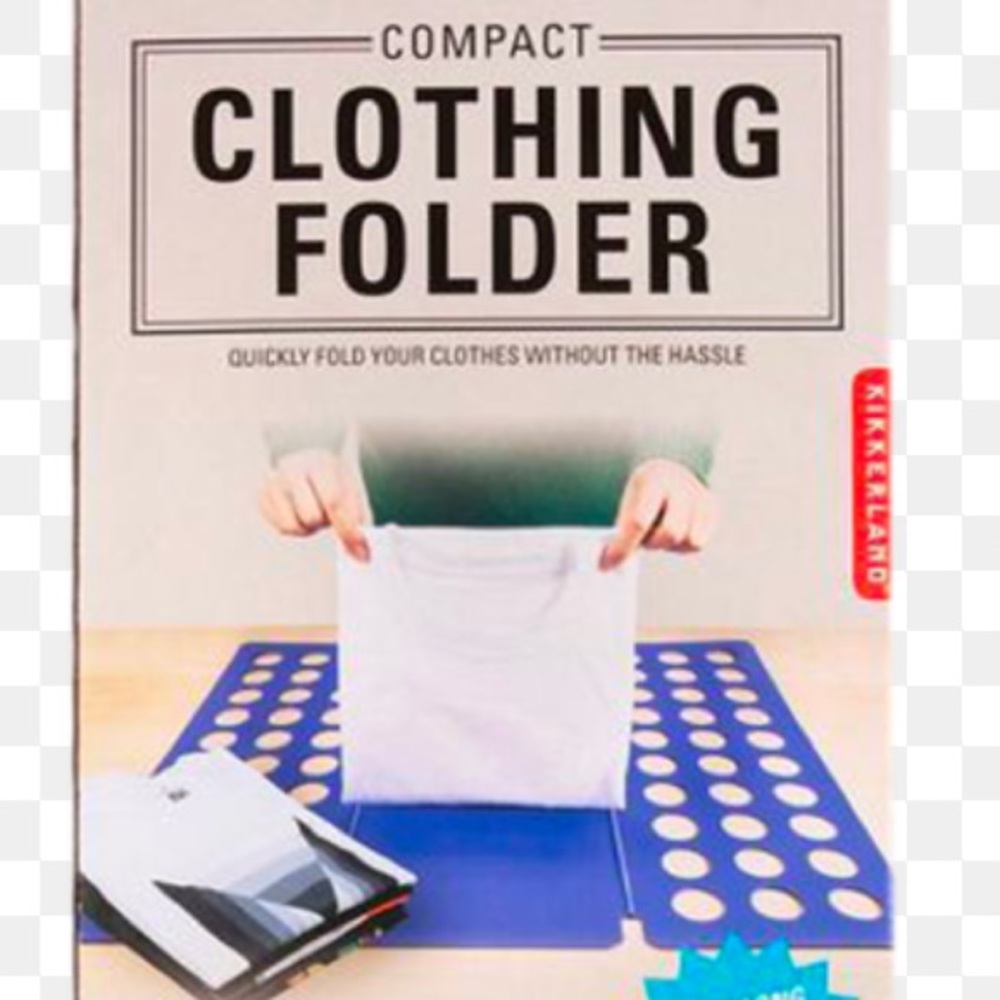 Kikkerland Blue Compact Clothing Folder